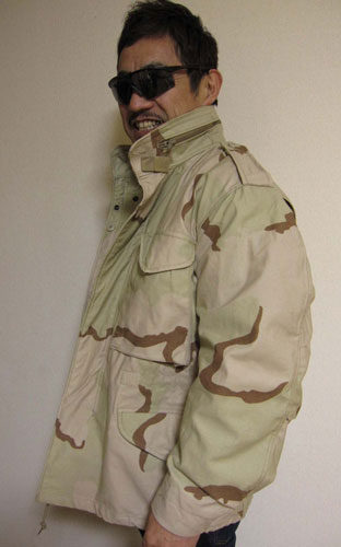 米軍放出品未使用３ＣデザートカモＭ６５フィールドジャケット